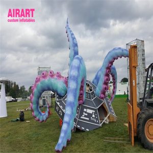 decorated inflatable tentacles giant inflatable octopus