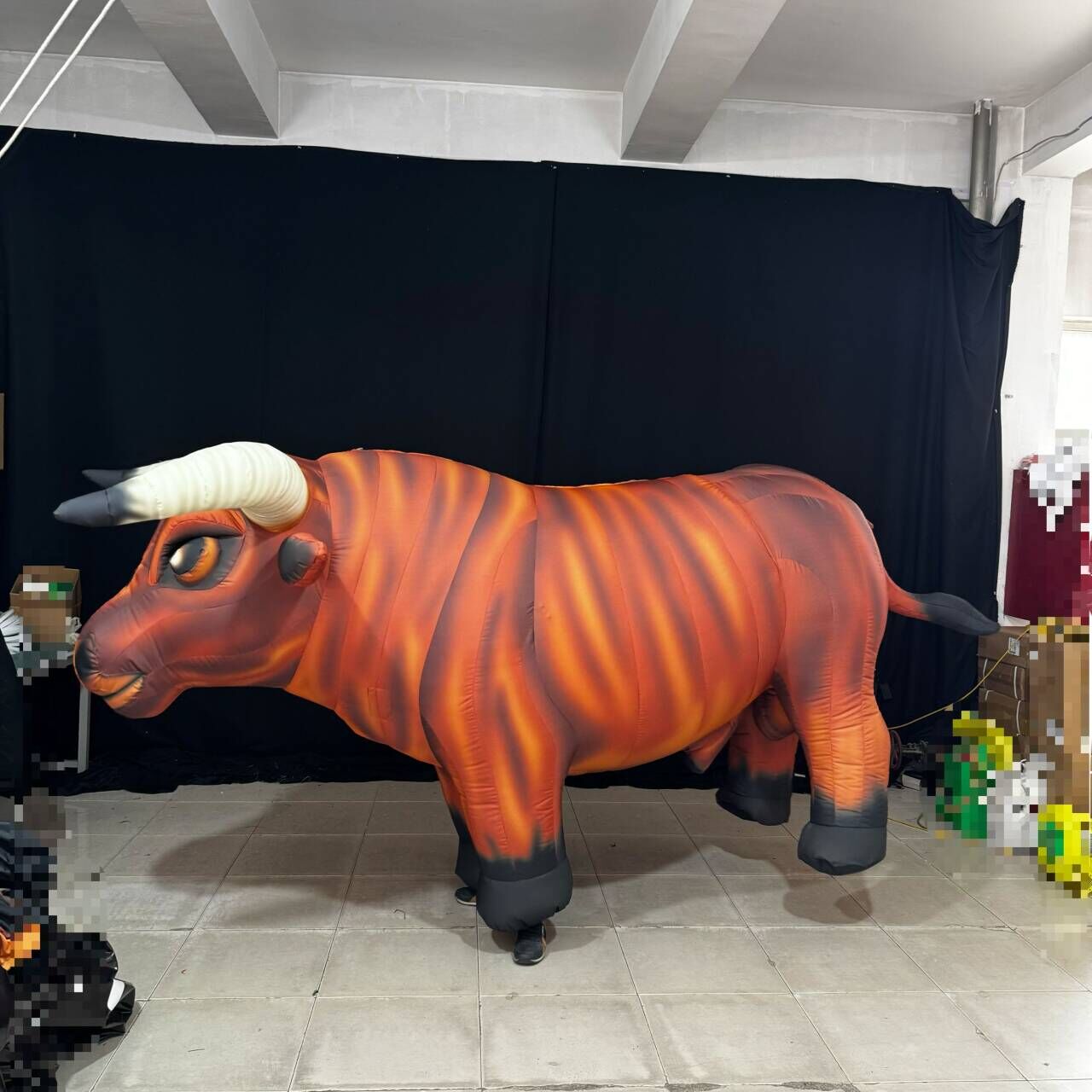 brown inflatable bull costumes inflatable bull for parade Aiyate