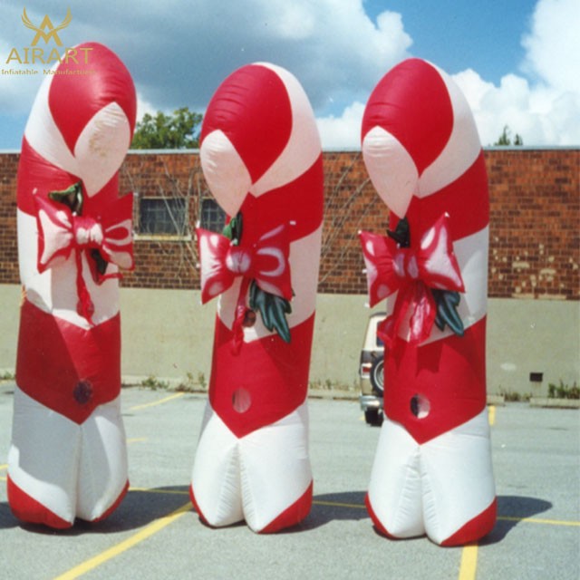 inflatable christmas candy inflatable candy cane costume for decoration