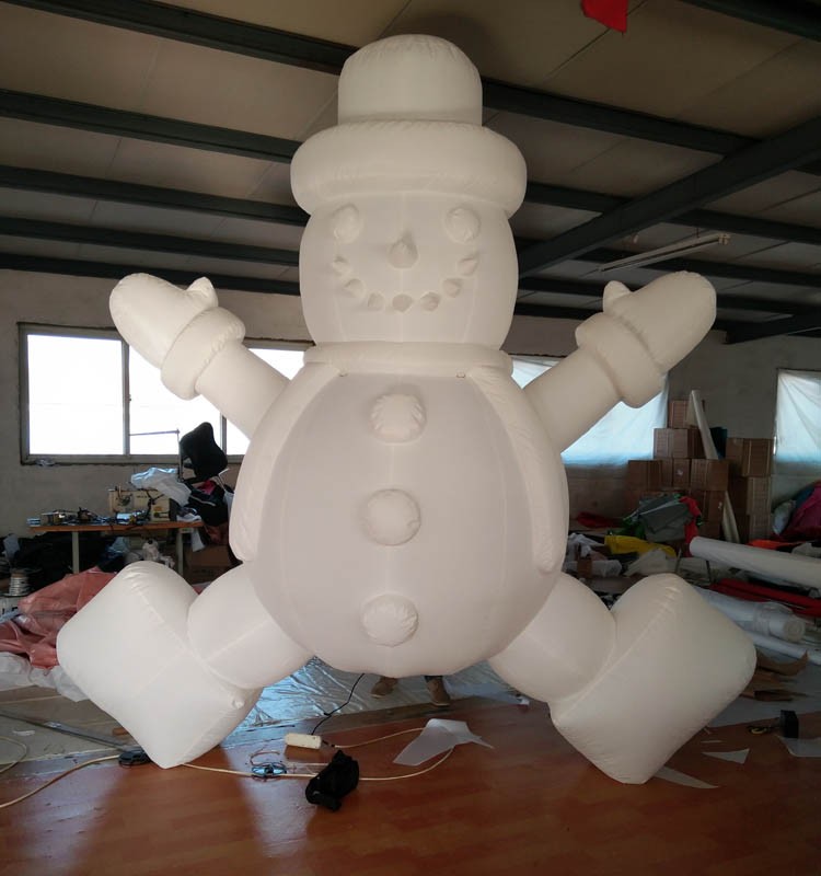 10ft tall cute hanging christmas inflatable snowman