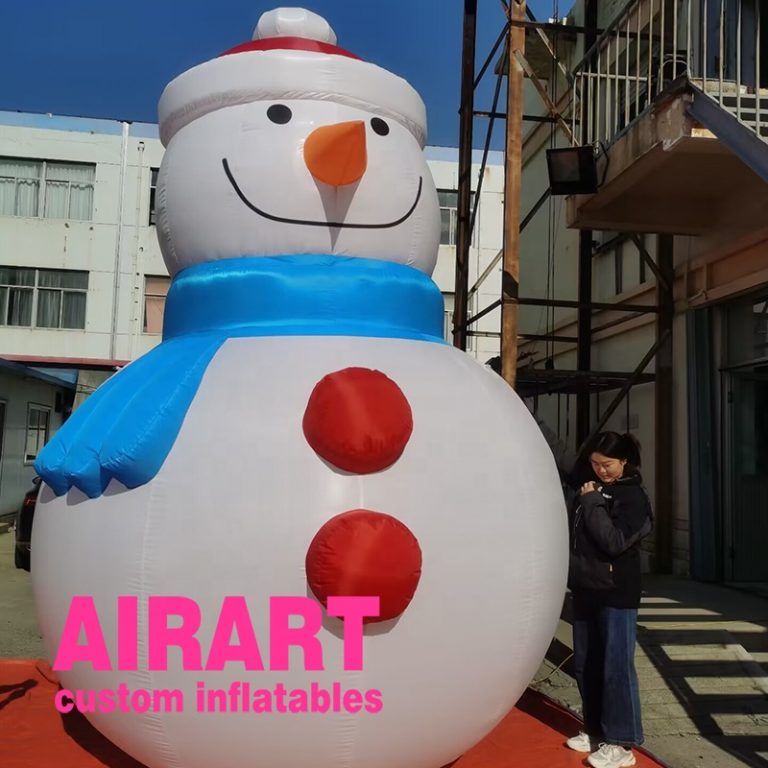 inflatable snowman (4)