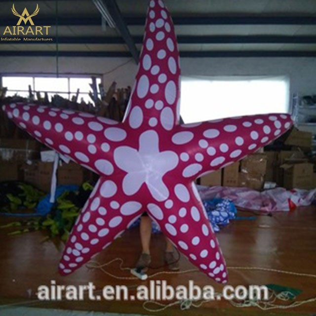 inflatable sea theme hanging starfish balloon for decoration