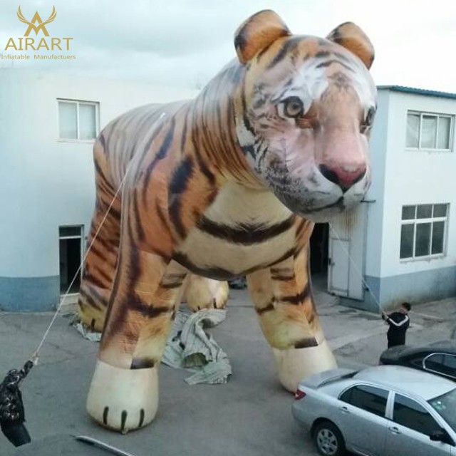 giant inflatable tiger for outdoor decoration