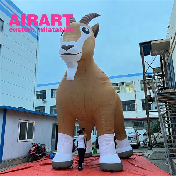 widely used inflatable goat model for event