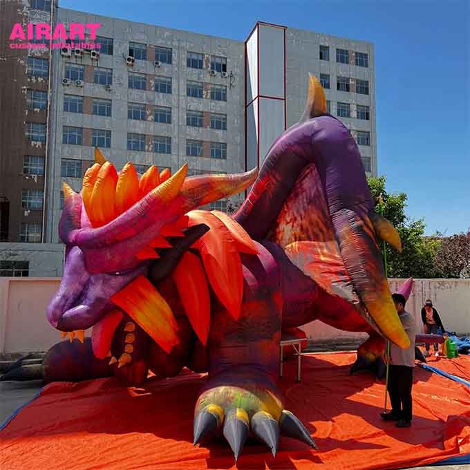 Inflatable dinosaur inflatable dragon cartoon for decoration