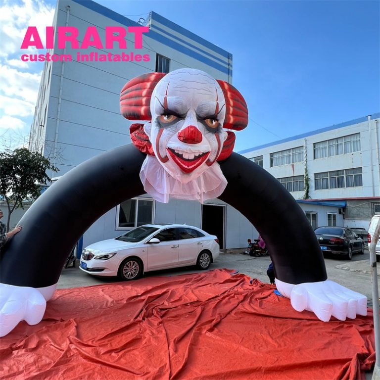 giant Inflatable clown arch for Halloween holiday decoration