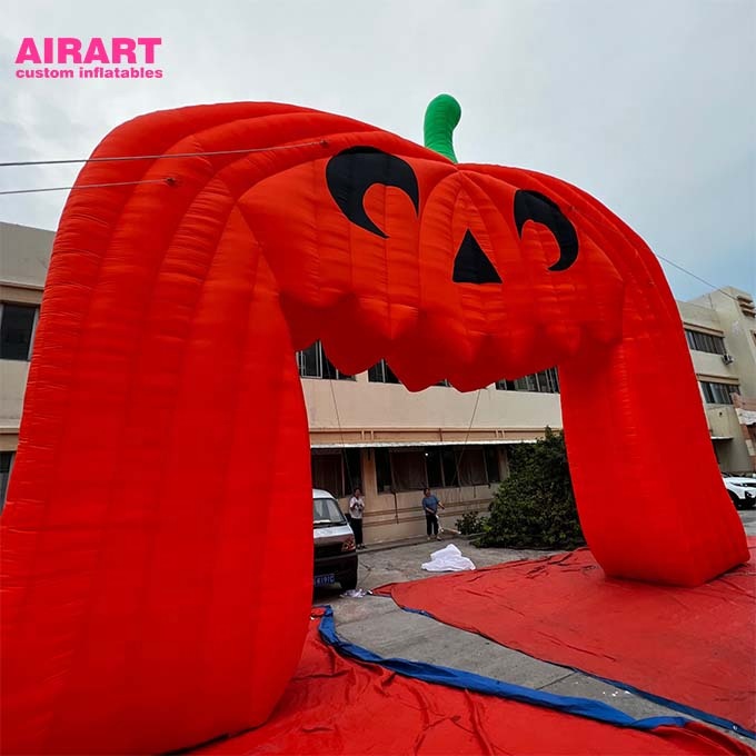 wholesales inflatable pumpkin arches for Halloween holiday