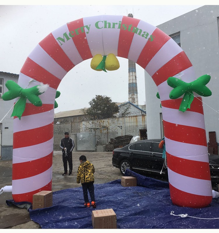 Christmas inflatable candy arches for party decoration