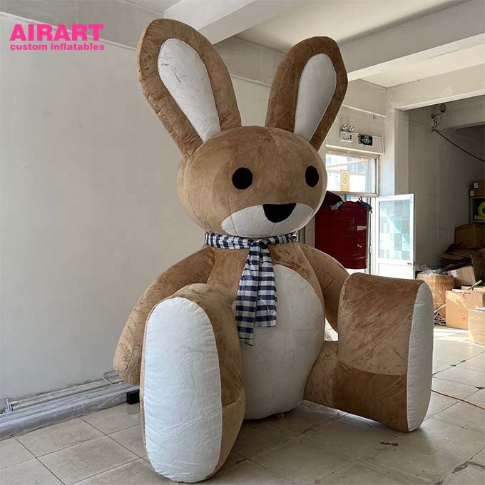 cute inflatable rabbit bunny for holiday decoration