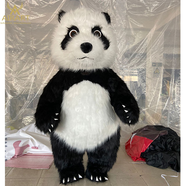 most popular inflatable panda walking costume for advertising