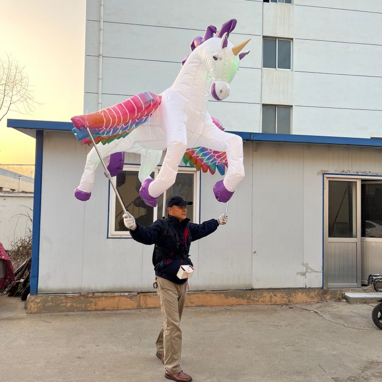holiday parade popular inflatable unicorn puppet