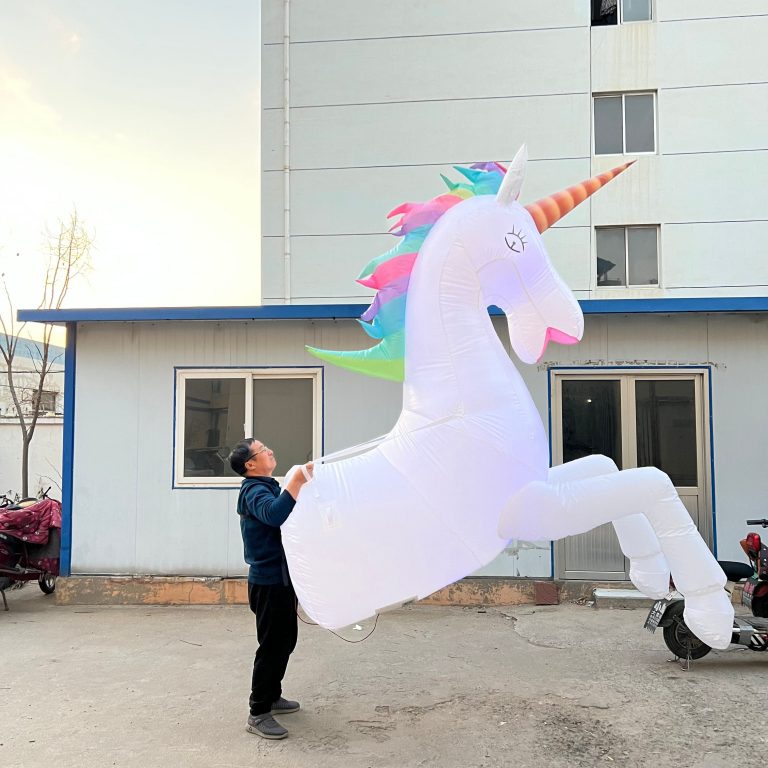 Most popular inflatable horse costumes inflatable unicorn for decoration