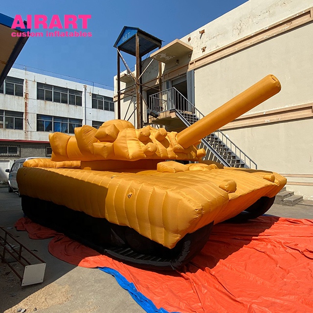 customized inflatable tank model for advertising