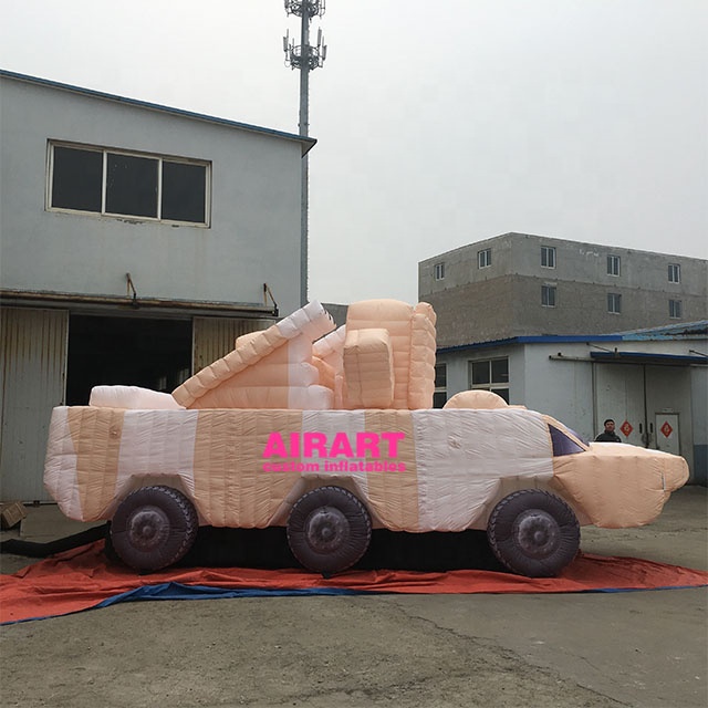 inflatable Military engineering vehicle model