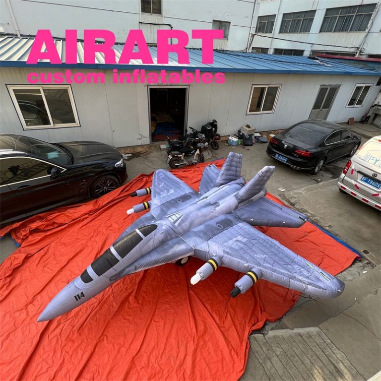 manufature directly furnished inflatable fighter inflatable military replicas