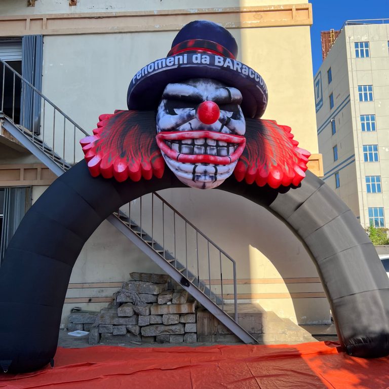 6-5m inflatable clown archway (2)