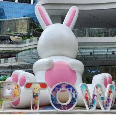 Square/ shopping mall/ yeards decoration easter inflatables