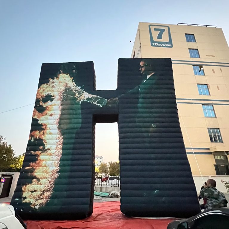 giant advertising inflatable billboard for event