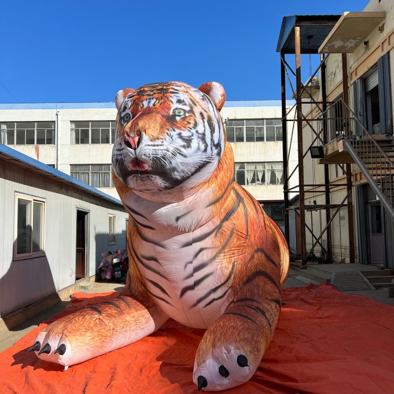 inflatable tiger blow up animal replicas