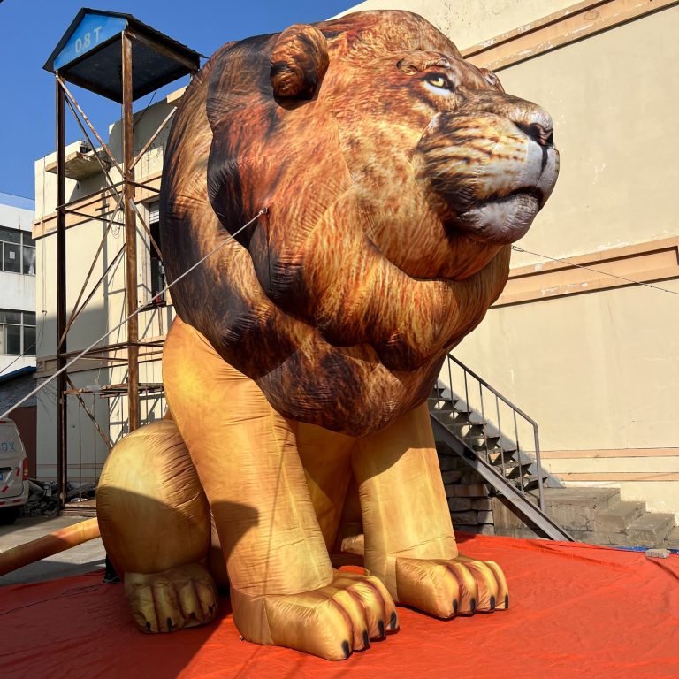 blow up wilde animals inflatable lion