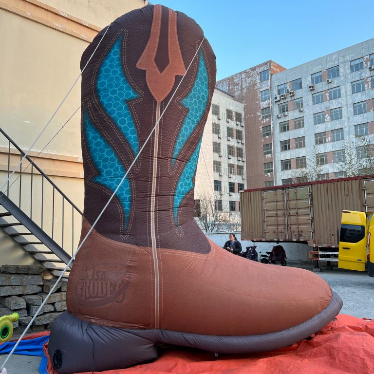 customized 5m inflatable boots replicas