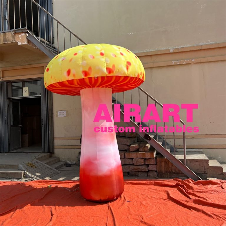 Giant inflatable magic mushroom for theme party