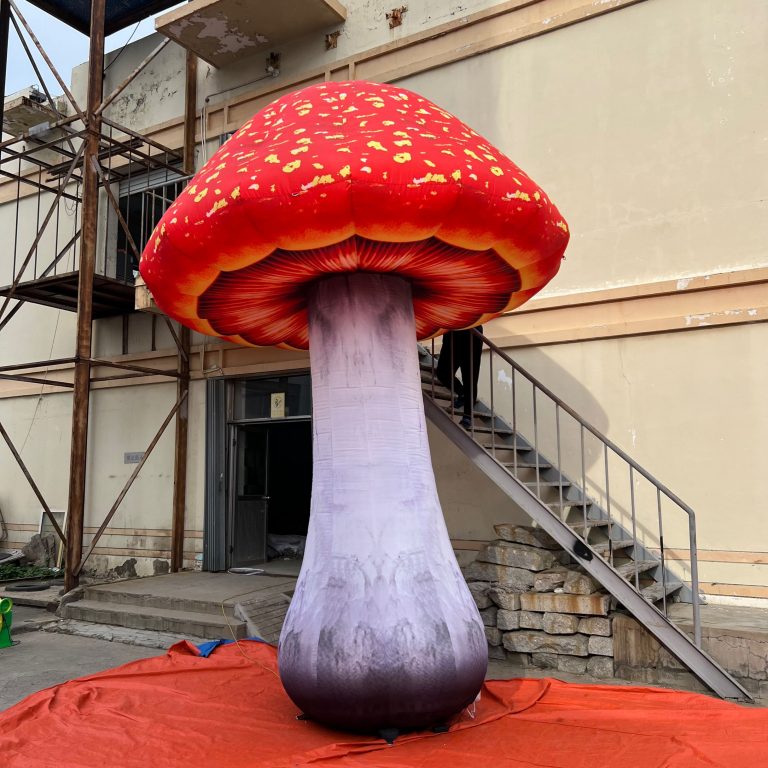alice inflatable magic mushroom for decoration