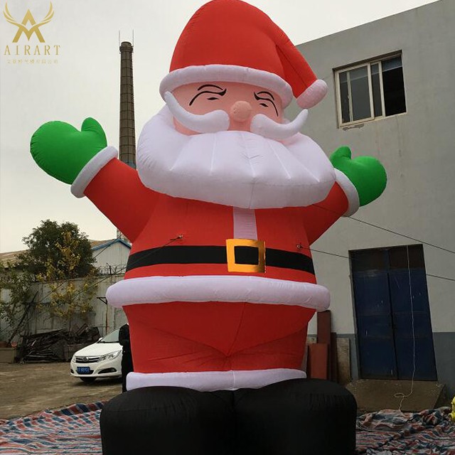 giant christmas inflatables Santa Claus