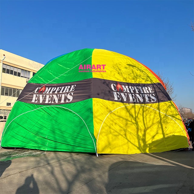 12m Inflatable Spider tent with /without cover