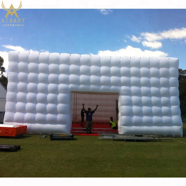 Giant inflatable cube tent for event promotion