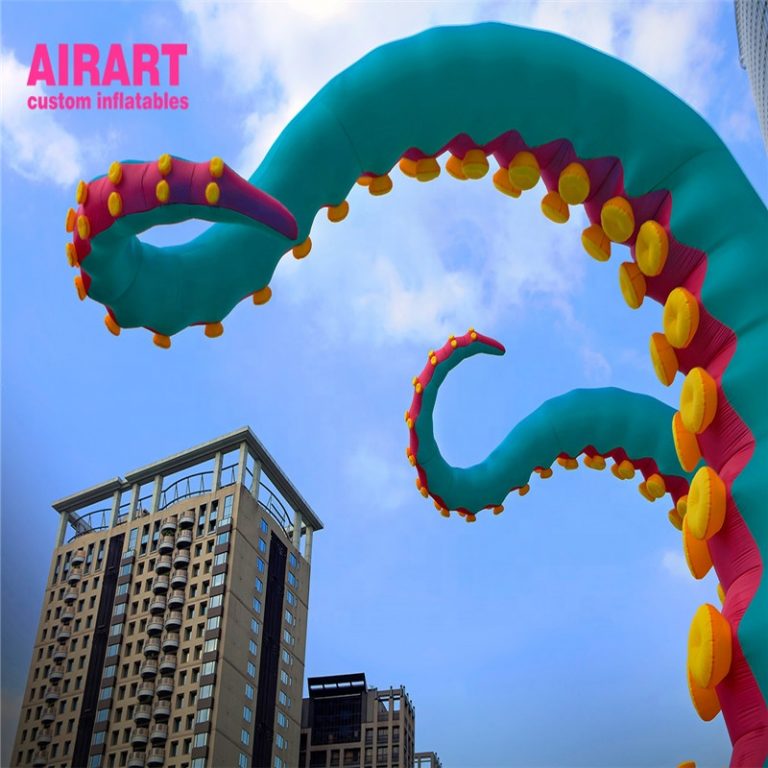 giant inflatable octopus tentacles for decoration/ advertising