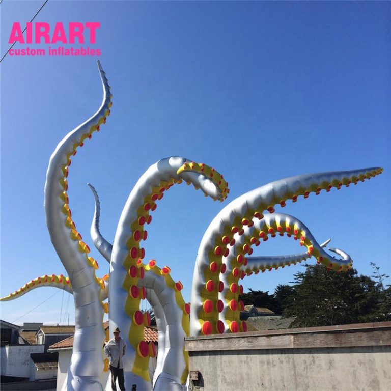 3m simulated inflatable tentacles for decoration