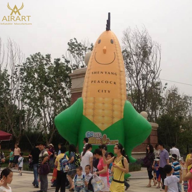 custom inflatable corn cartoon mascot for event advertising