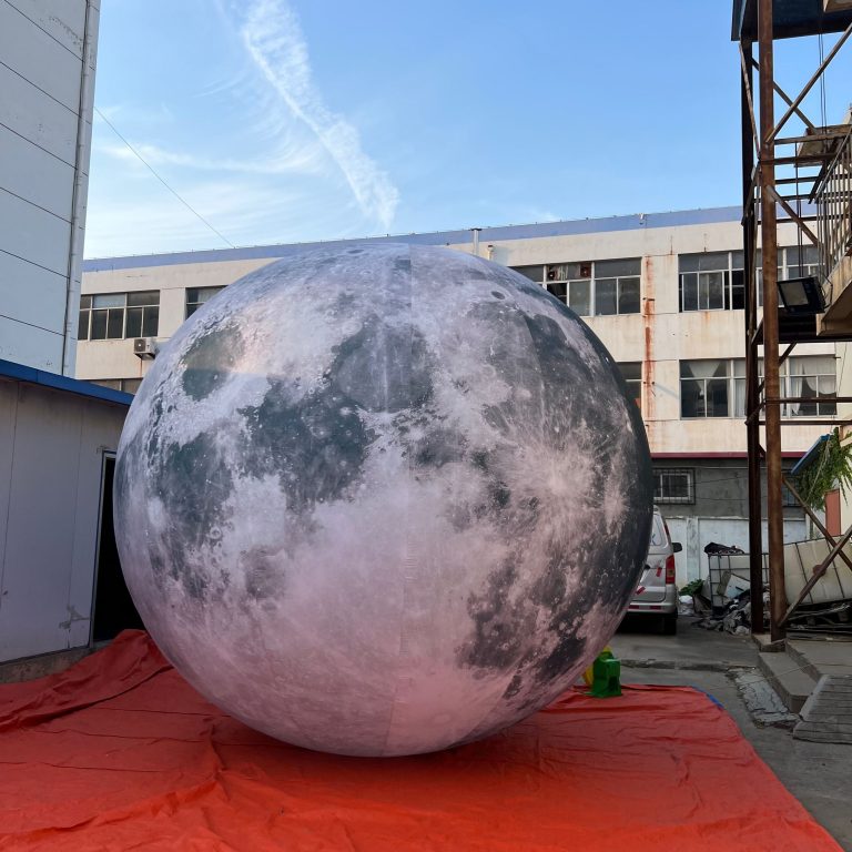 Giant inflatable moon for event decoration