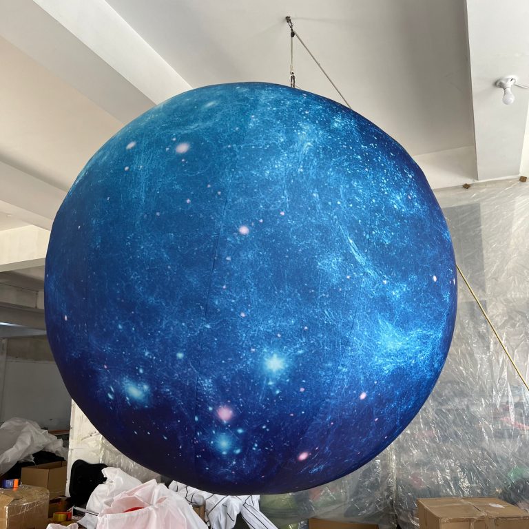 hanging inflatable planet balloons for decoration