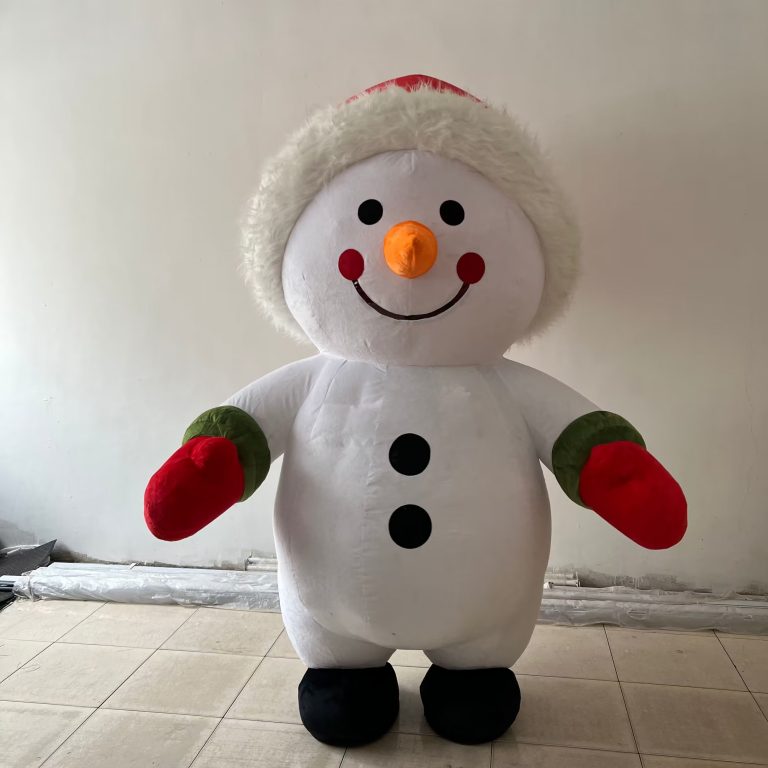 inflatable snowman costume for holiday parade