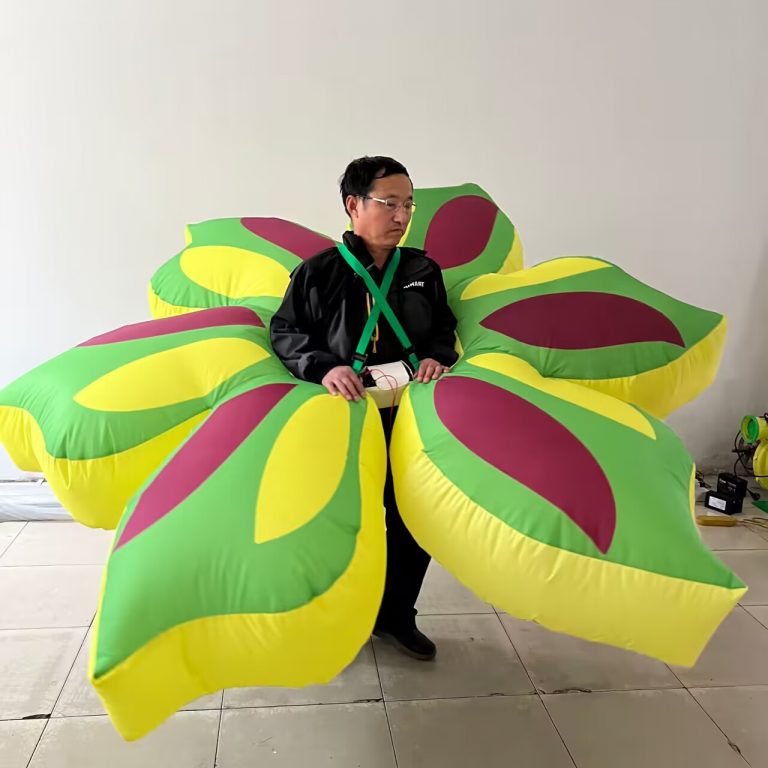 music festival inflatable flower costumes inflatable costume for performance