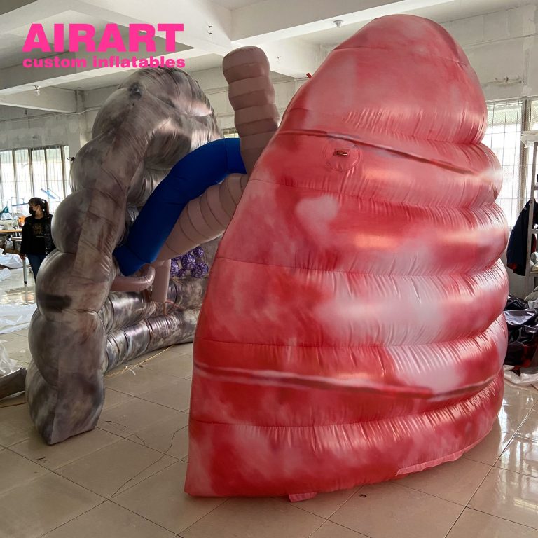replicas inflatable lung for event exhibition