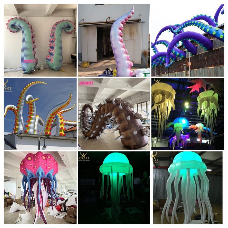 inflatable tentacles
