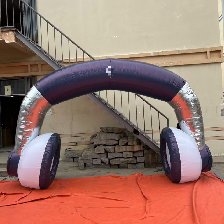 event inflatable arch inflatable giant earphone entrance