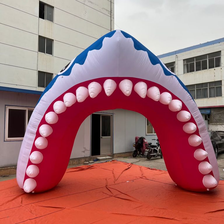 inflatable shark arch Halloween inflatable arch for decoration