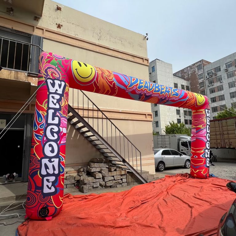 custom inflatable arch for event entrance