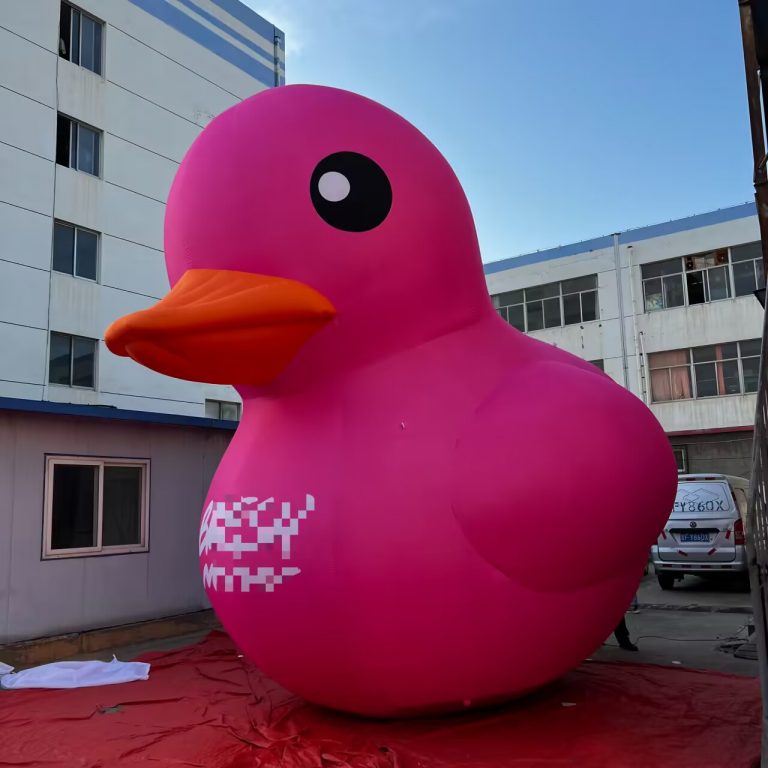 summer festival decoration inflatable duck giant animal decoration