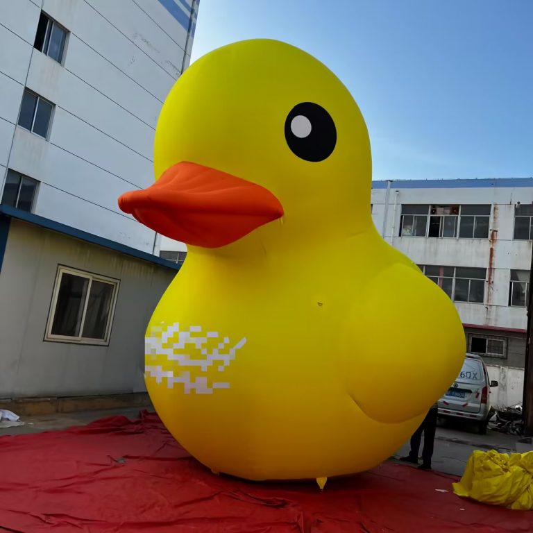 6m giant inflatable yellow duck for summer event