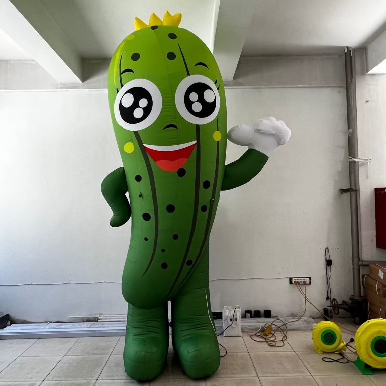 4m inflatable cucumber cartoon inflatable vegetables
