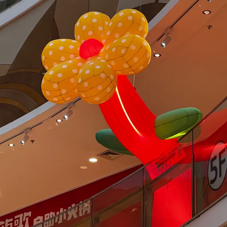 inflatable decoration flowers in shopping mall/square