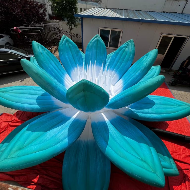 6m diameter inflatable lotus inflatable giant flowers for decoration