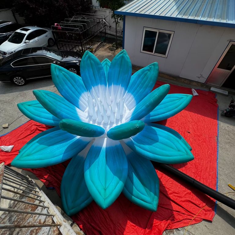 blue giant inflatale lotus flowers for decor