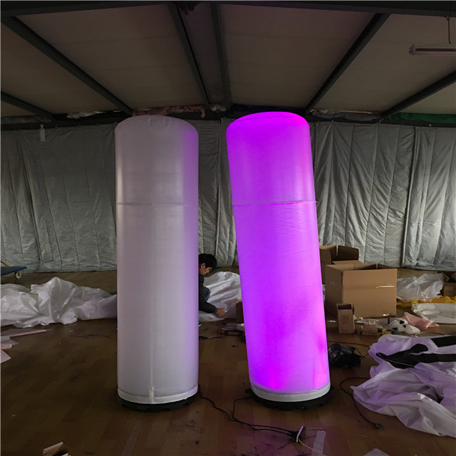 illumination inflatable column with customized printing