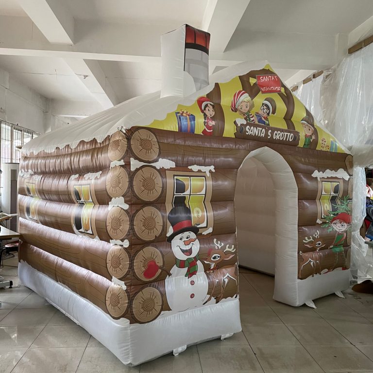 3.7-3-3m inflatable cabin for Christmas party